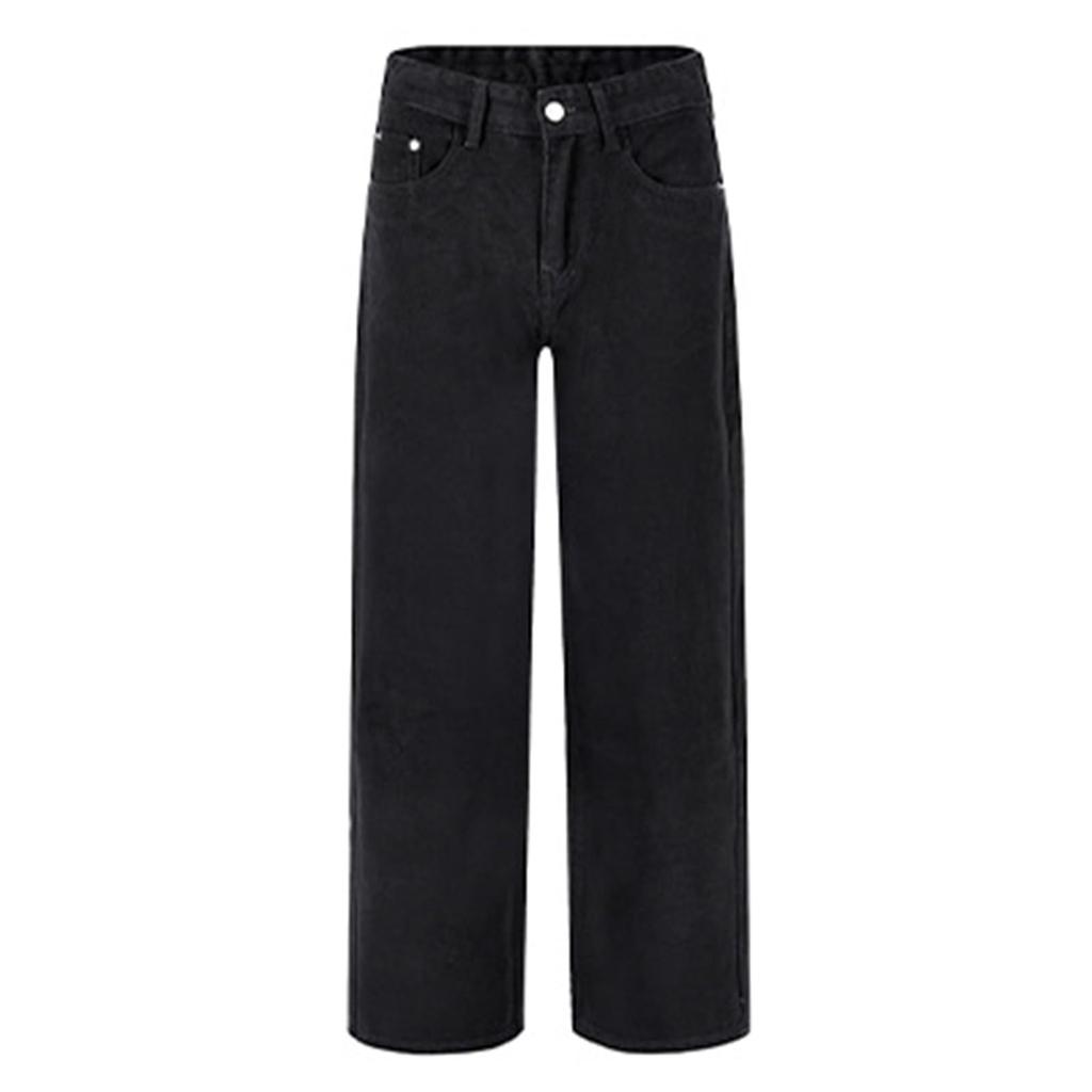 Мужские джинсы прямого кроя, мешковатые, легкие, с широкими штанинами, джинсовые брюки, повседневная мода, винтажные джинсы-клеш для мужчин