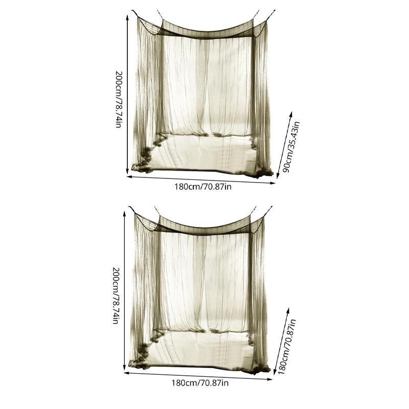 1 шт. москитная сетка для кемпинга военная зеленая легкая в переноске тактическая москитная сетка портативная наружная