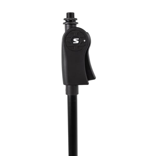 Shure by Gator Deluxe Tripod Microphone Stand, Straight Type, with Pistol Grip Clutch, SH-TRIPODSTANDDX