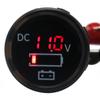 Multi Color 24V 12V Voltmeter Car Motorcycle RV Marine Boat LED Digital Voltage Meter Range DC 5V-30V Tester Battery