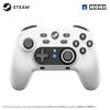 Беспроводной Hori Pad для Steam (Блестящий Белый) - Игровой контроллер, совместимый с ПК