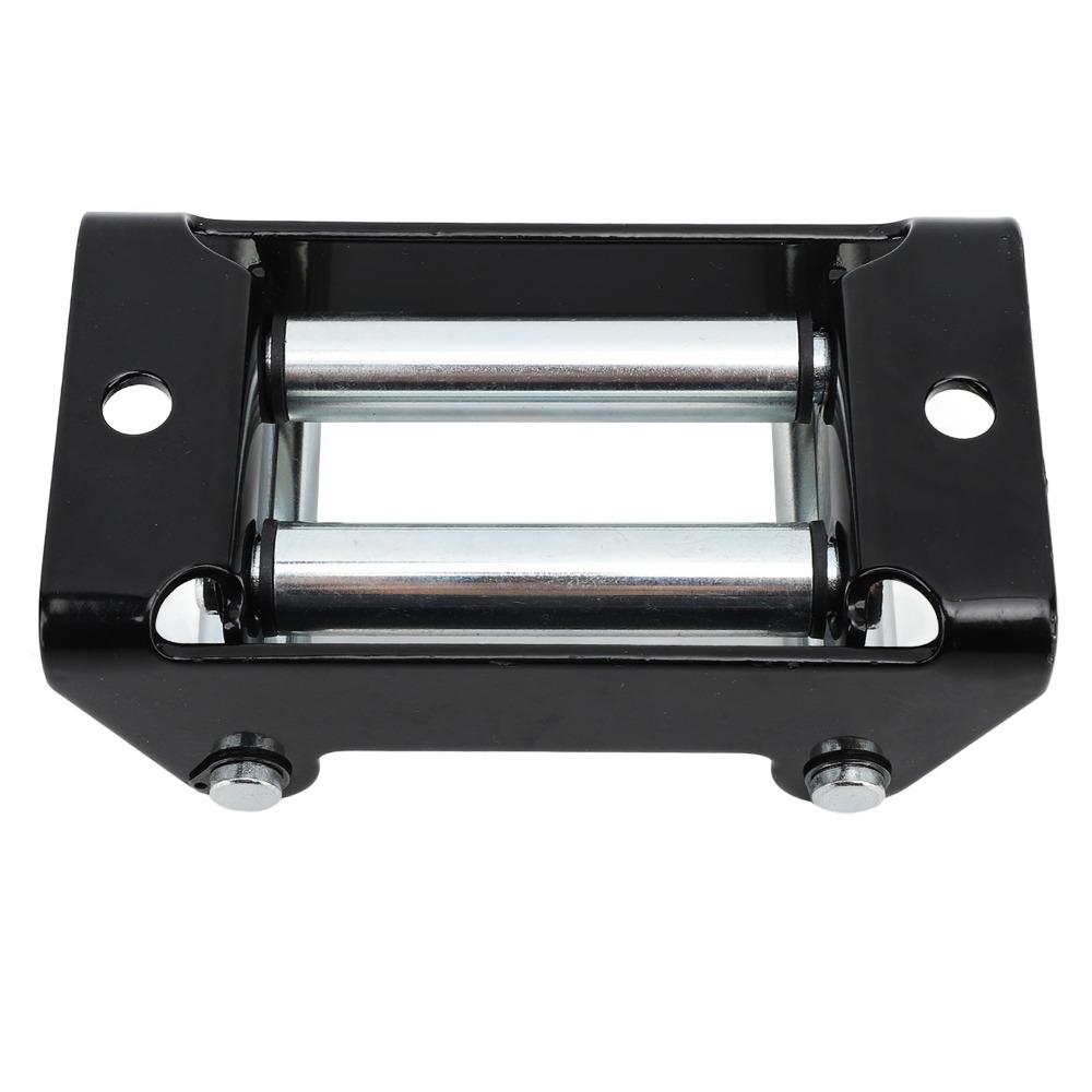 2000LB Load Capacity Cable Guide 4.96 Inch Bolt Centers Roller Fairlead For ATV Winch