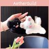 Angry Jinnew Kitten Plush Keychain Pendant For Bag Decor And Key Organizer