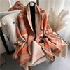 Versatile Long Women's Air Conditioner Shawl Scarf Autumn and Winter Thickened Imitation Cashmere Scarf Women