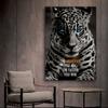 Motivational Quote Black Lion Tiger Canvas Paintings Inspired Art Classic Poster and Print Wall Painting for the Office of Home Decor