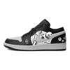 Jordan Air Jordan 1 Нескользящие Устойчивые к истиранию Низкие Винтажные Баскетбольные Кроссовки Унисекс Черно-Белые 553558-043(Команда181-)