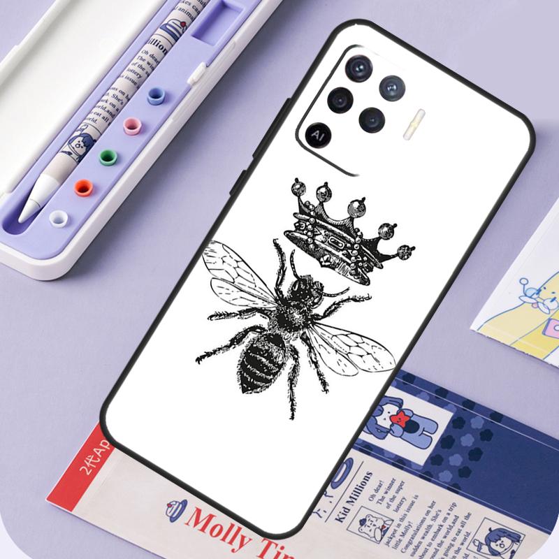 Чехол Bee Art Для Oppo A96 A76 A16 A94 A74 A54 A15 A18 A38 A58 A78 A98 A40 A60 A80 A57 A17 A77 A5 Pro
