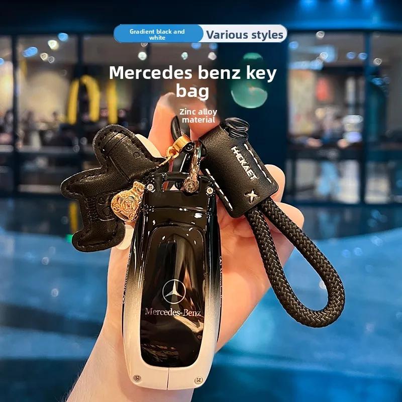 REE4 car key case replacement cover 3buttons for Mercedes-Benz Key AMG MAYBACH 2016+ C-class E-class GLC300L E300l/E260/E350 A200