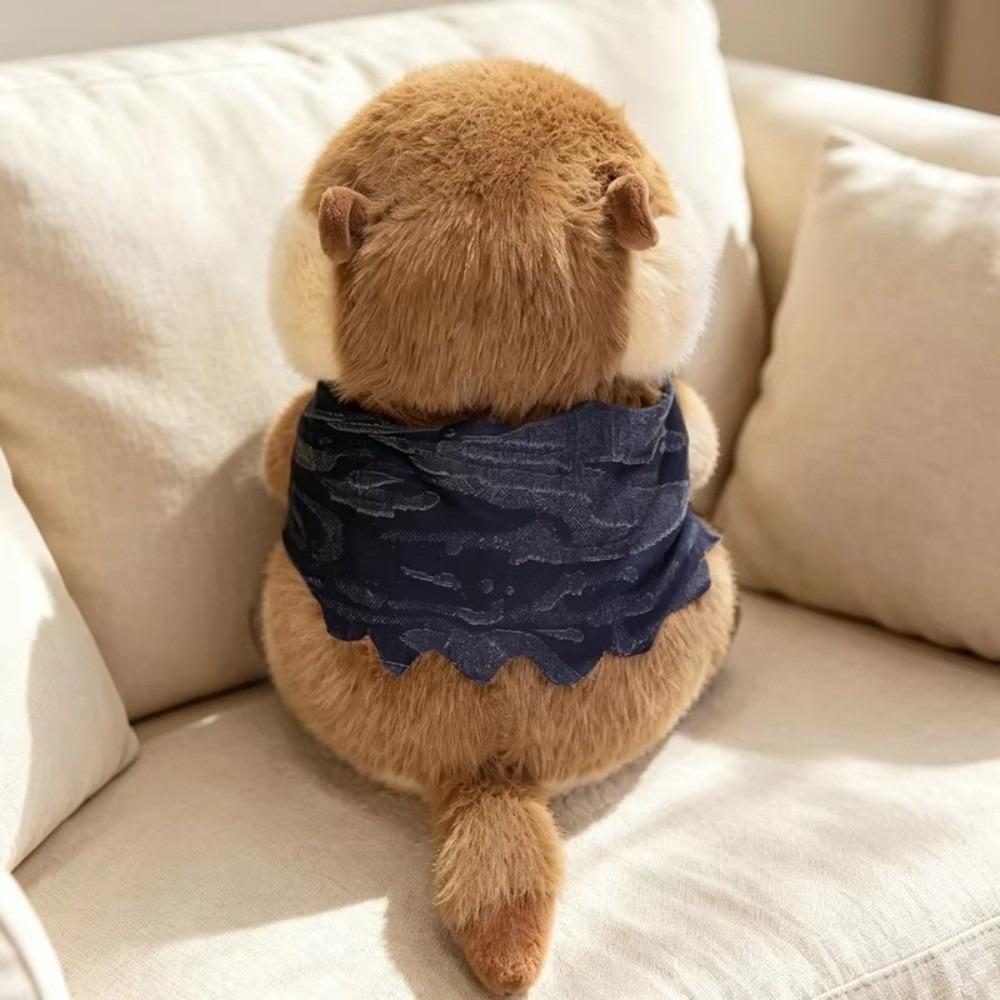Soft Vest Groundhog Plush Doll Popular Vest Marmot Plush Doll Marmot Plush Toy Home Decor