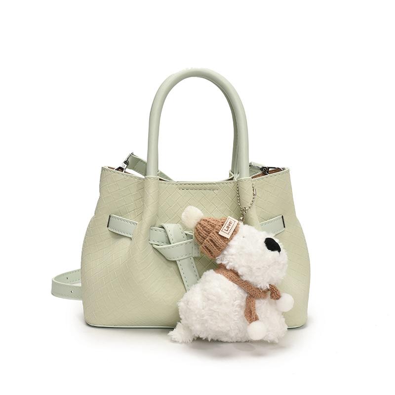 Spring and Summer New Small Fresh Korean Fashion Foreign Style Portable Vegetable Basket Bag Niche Versatile Commuter Messenger Bag Woman