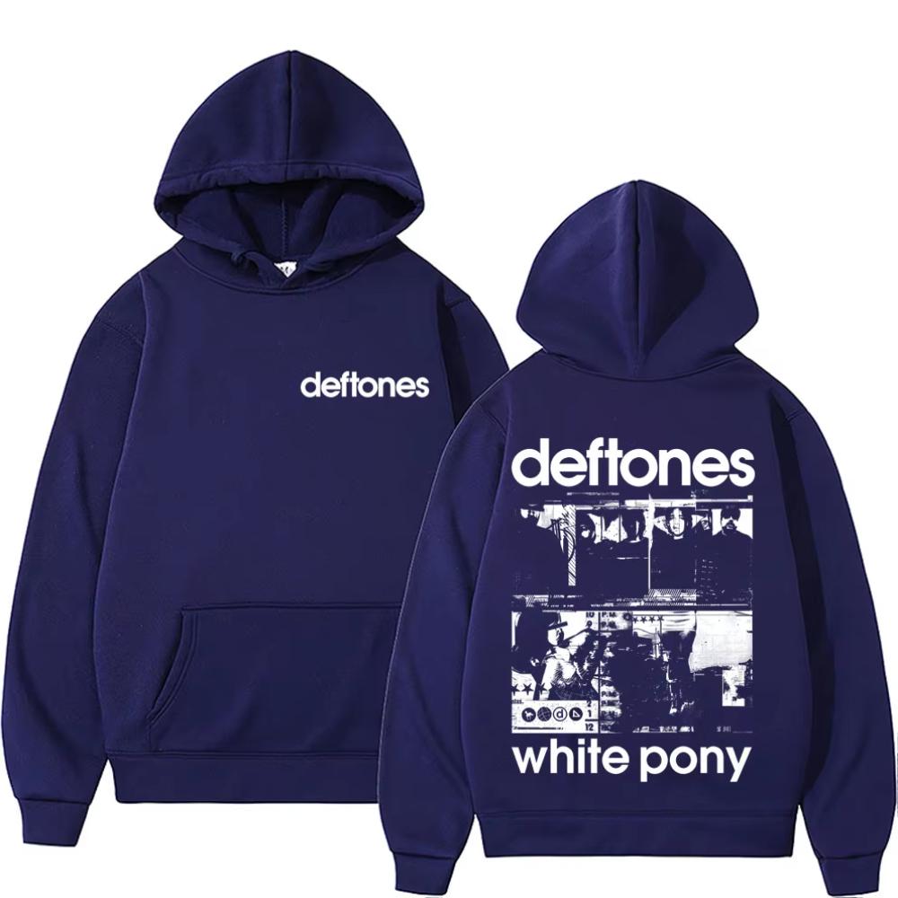 Худи с графикой Deftones White Pony для мужчин и женщин, альтернативный тяжелый металл, оверсайз, уличная мода, мужская модная толстовка