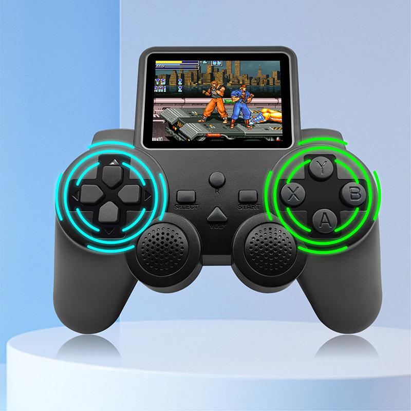 Ручная игровая консоль для детей Портативный ретро-видеоигровой плеер Встроенные 520 классических игр ЖК-экран Семейное развлечение Аркадные игры