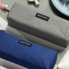 Pure Color Zipper Canvas Stationery Holder Box Pen Bag Pencil Pouch Pen Case