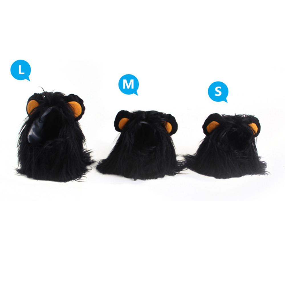Pet Lion Head Cover,Cat Lovely Lion-Shape Manes Costume for Halloween Christmas Party,Cosplay Decorations Accessories for Pets