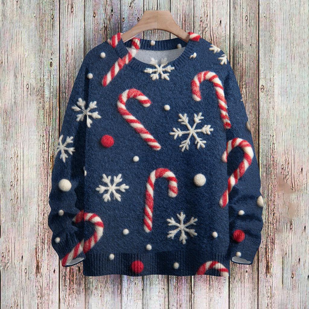 Christmas Sweatshirts For Women Knit Sweater Cute Shirt Fall Crewneck Pullover Tops