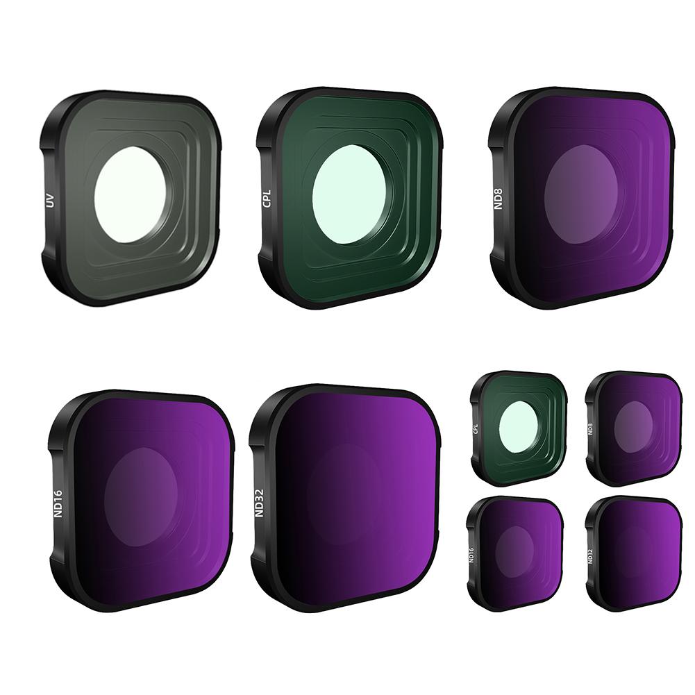 Sports Camera Lens Filter Quick Installation Camera Lens Protection Waterproof Accessories /CPL/ND8/16/32 for Gopro 9/10/11