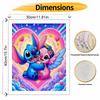 Disney Stitch Angel Oil Paint Art Painting Kit Diamond Paint Home Wall Decor