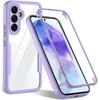 360 Clear Double Case For Samsung Galaxy A05S A15 A25 A35 A55 A04S A14 A54 A53 S24 Ultra Plus Xiaomi Redmi Note 13 iPhone 15 14 13 12 11 Pro Max Cover