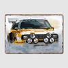 Sport Quattro S1 E2 Rally Group B Art Metal Plaque Club Home Club Bar Funny Wall Decor Tin Sign Posters