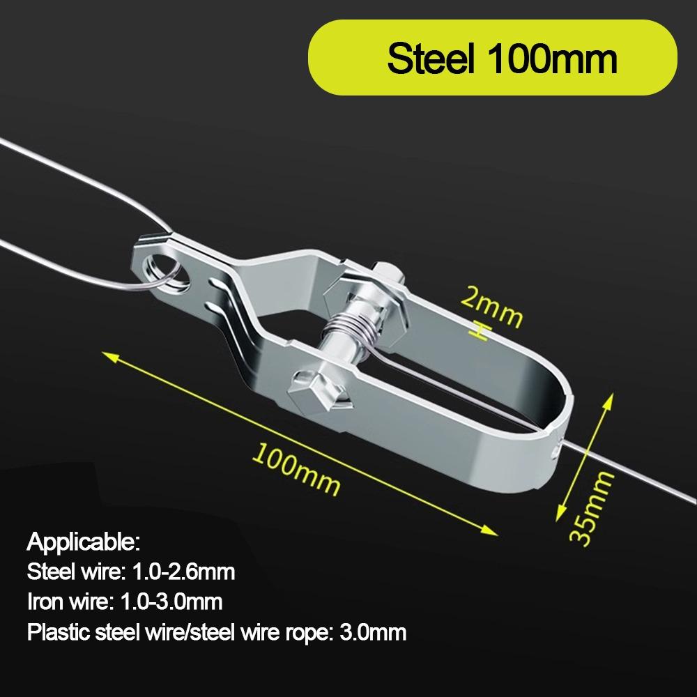 Heavy Duty Wire Tightener Silver Electric Fence Tightener New Wire Buckle Farm