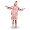 T008 Дождевик Rain Ultra Слива Ананас [Smart-Bear], Дождевая одежда, Снаряжение, Детский, Детский, Дождевик, Милый, Легкий, Школа, Сова, Цветок, Медведь, (Л,