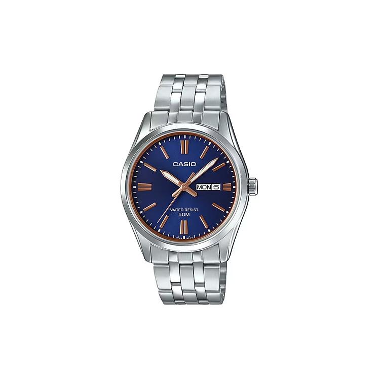 Casio Мужские часы Стандартная серия 38 мм Синие MTP1335D-2A2 MTP1335D-2A2