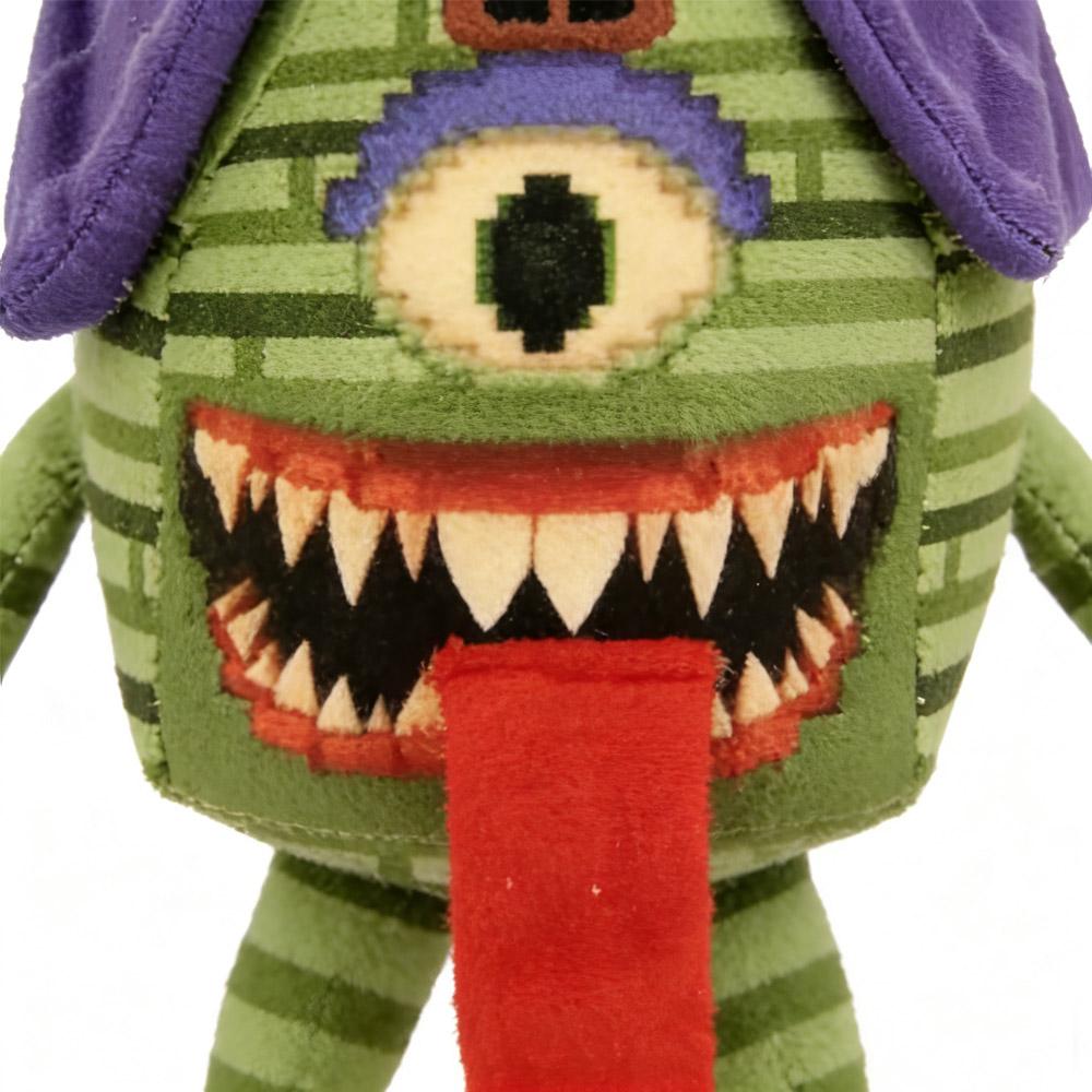 Steal A Brainrot One - Eyed Monster Stuffed Animal Plush Toy, Pixel Art Style Quirky Design Soft Filled Toy for Decoration