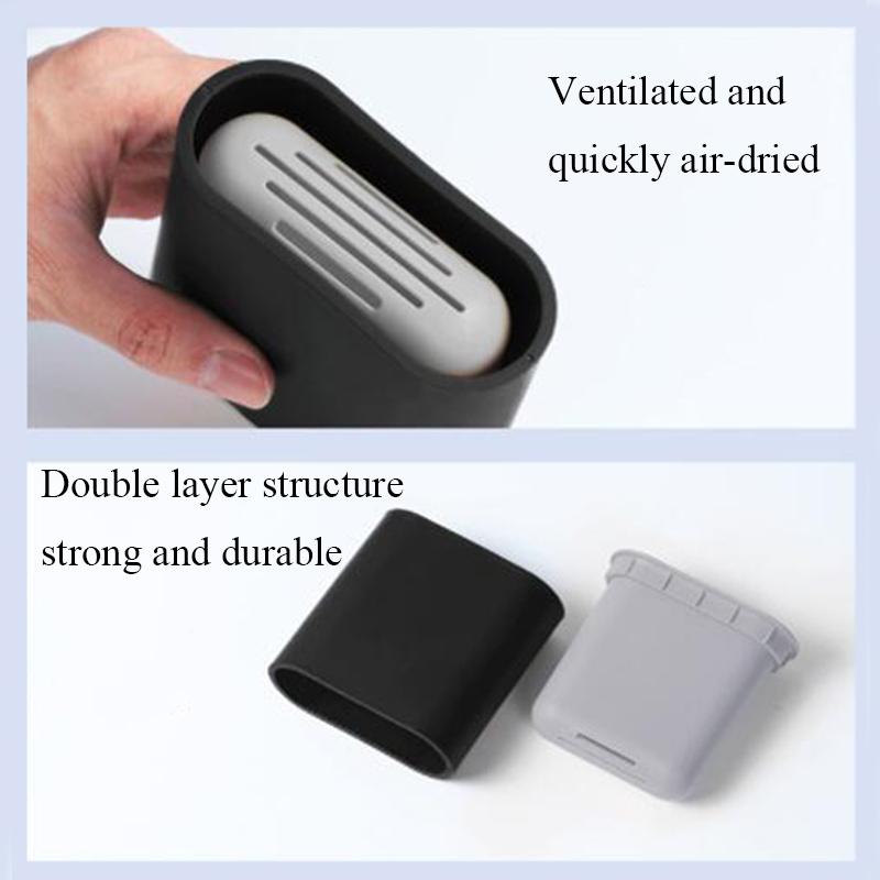 Мягкая силиконовая головка из TPR, щетка для унитаза с держателем, черная настенная съемная ручка, очиститель для ванной комнаты, прочные аксессуары для туалета