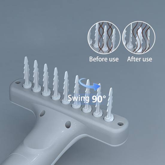 Электрическая щетка для распутывания шерсти домашних животных, расческа для удаления колтунов подшерстка домашних животных с защитой от отключения питания для собак и кошек