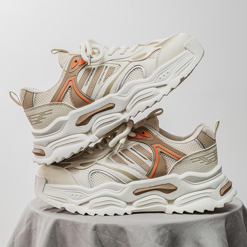 Новая Мода Мужские Четыре Сезона Удобные Ботинки на Толстой Подошве Студенческие Мальчики Девочки Трендовые Дышащие Повседневные Кроссовки для Бега на Мягкой Подошве