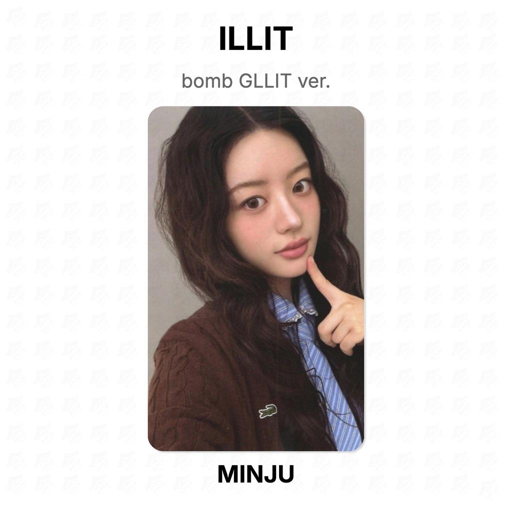 ILLIT Бомба GLLIT версия. Официальная фотокарта