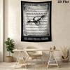 Nightmare Ultimate Metal Anthem Tapestry Wallmounted Fashion Print Atmospheric Background Cloth Wall Decoration Homestay Soft Decoration Tapestry