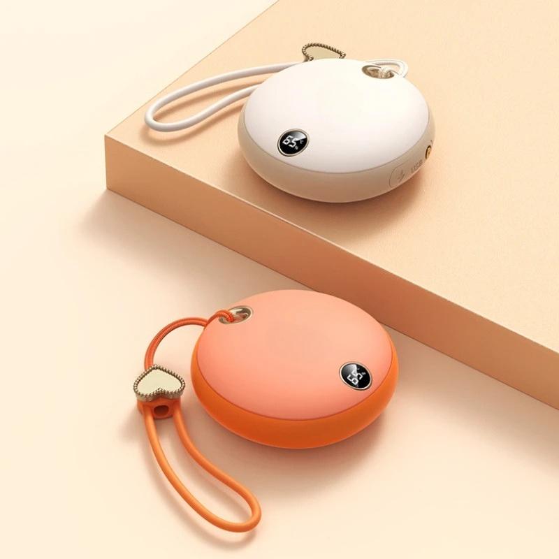 Портативный ручной обогреватель Power Bank с цифровым дисплеем, незаменимый зимний подарок, мини-грелка с перезаряжаемой батареей