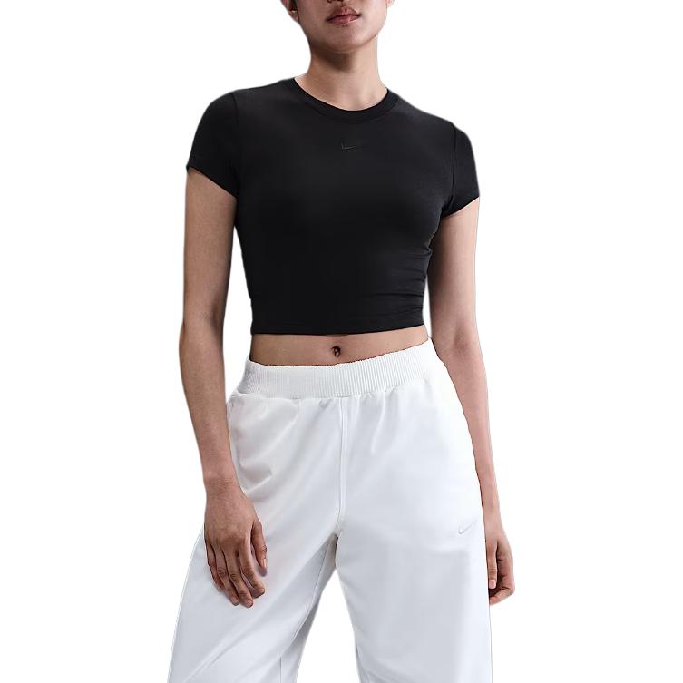 Nike Женская укороченная футболка из трикотажа для отдыха Sportswear Chill Knit HF9539-010