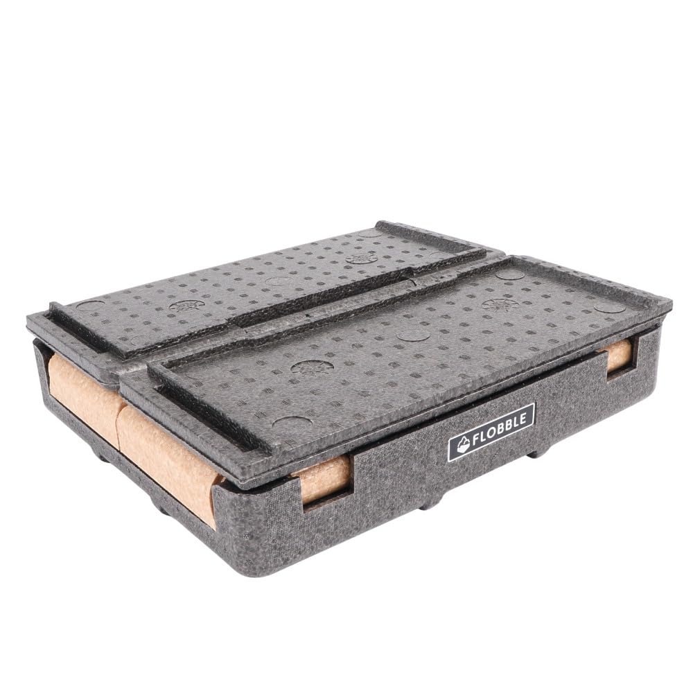 Складной контейнер-холодильник 31 л из вспененного полипропилена коричневого цвета 25900310 FLOBBLE