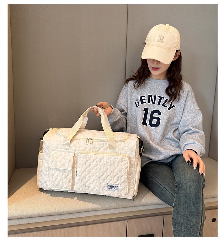 Дорожная сумка большой вместимости, легкая спортивная сумка, сумка для хранения с раздельными сухими и влажными отделениями, CLE