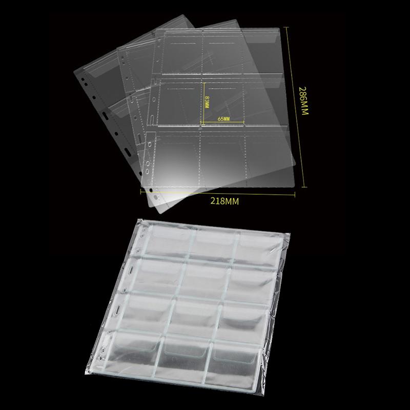 9/12 сеток, классический пластиковый держатель для монет, чехол для хранения денег, альбом, чехол для альбома