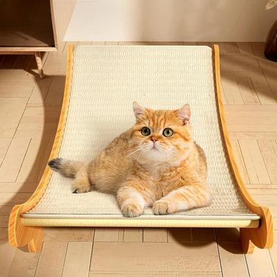 Деревянные когтеточки для кошек, многофункциональная кровать для сна кошек, съемная износостойкая доска для кошачьих когтей, игрушки для кошек, которые можно тереть