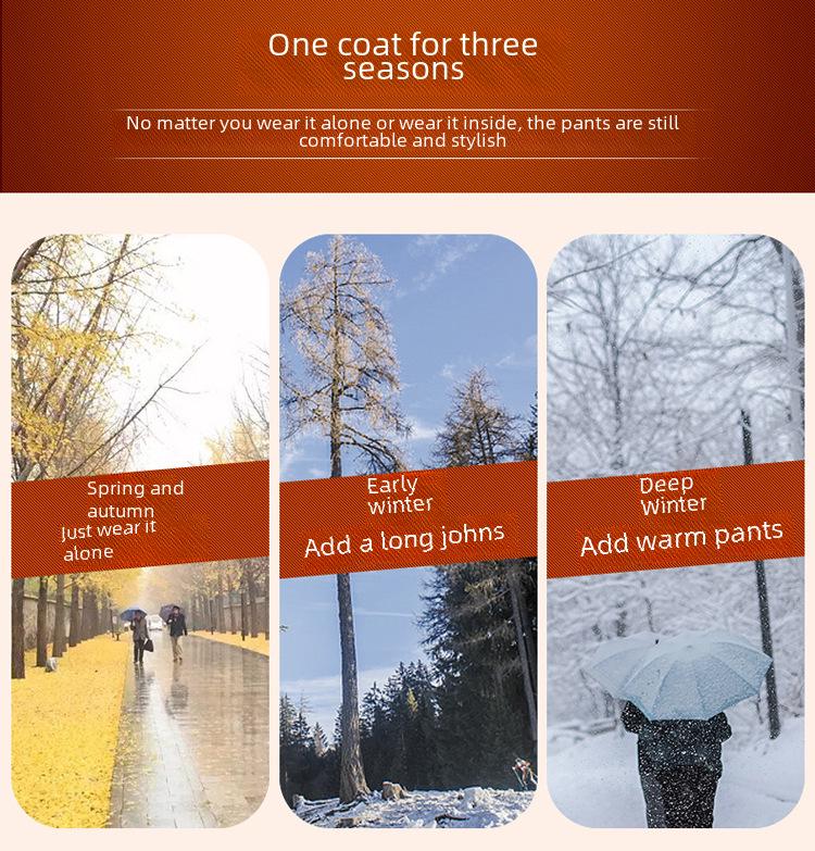 Мужские эластичные вельветовые брюки с высокой талией — повседневные прямые брюки на осень