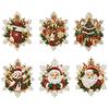 6-Piece Christmas Pearl Diamond Painting DIY Kit Handmade Christmas Tree Decoration Adult Christmas Pendant Ornaments Decoration