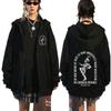 Rock Band My Chemical Romance Mcr Dead Zipper Hoodie Black Parade Punk Emo Zip Up Hoodies Men Fashion Vintage Oversized Pullover