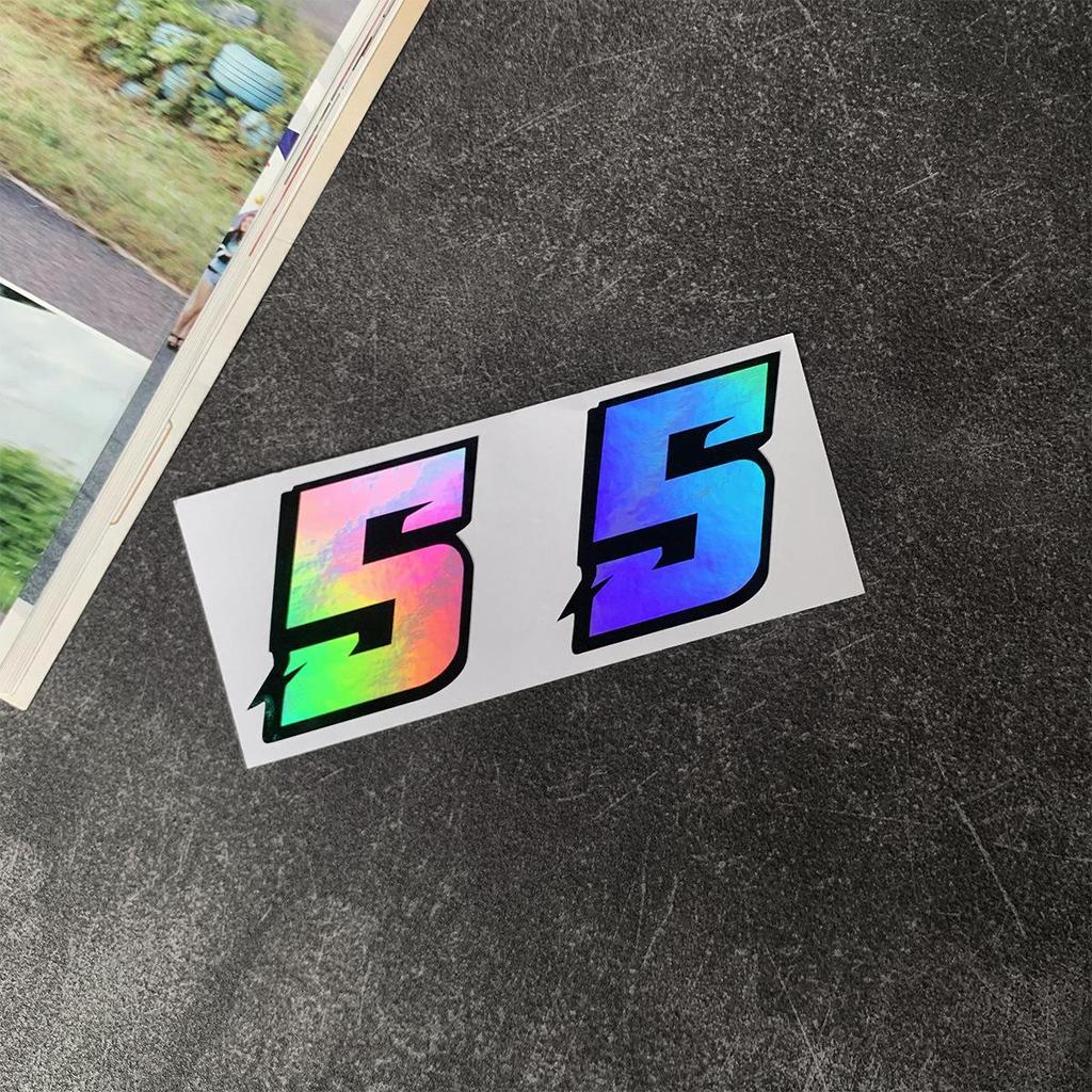 Белые светоотражающие наклейки JDM для автомобиля, водонепроницаемые декоративные чехлы для мотоциклов