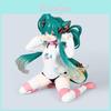 Hatsune Miku 21cm Pvc Model With Assembled Sitting Pose For Anime Enthusiasts And Collectors