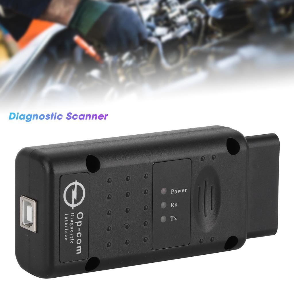 V1.95 Сканер интерфейса OBD2 Чип PIC18F458 FTDI Считыватель кодов неисправностей Диагностический инструмент Подходит для Opel