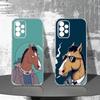 B-Bo-Jack-Конь-человек Чехол для телефона Samsung S25,S24,S21,S22,S23,S30,Ultra,S20,Plus,Fe,Note,10,9,5G Прозрачная крышка