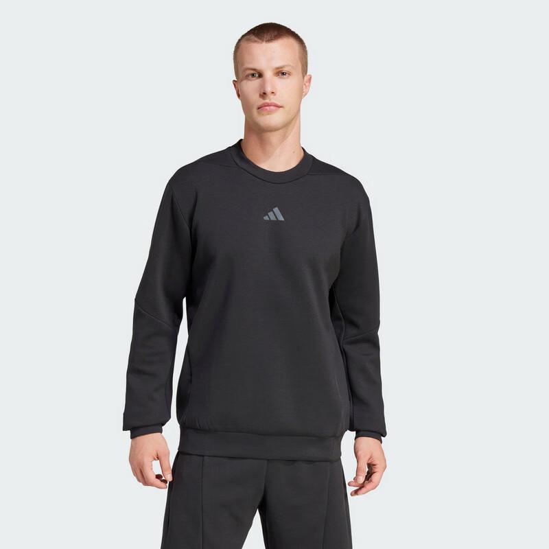 adidas Мужская повседневная толстовка с круглым вырезом и длинным рукавом JJ4642
