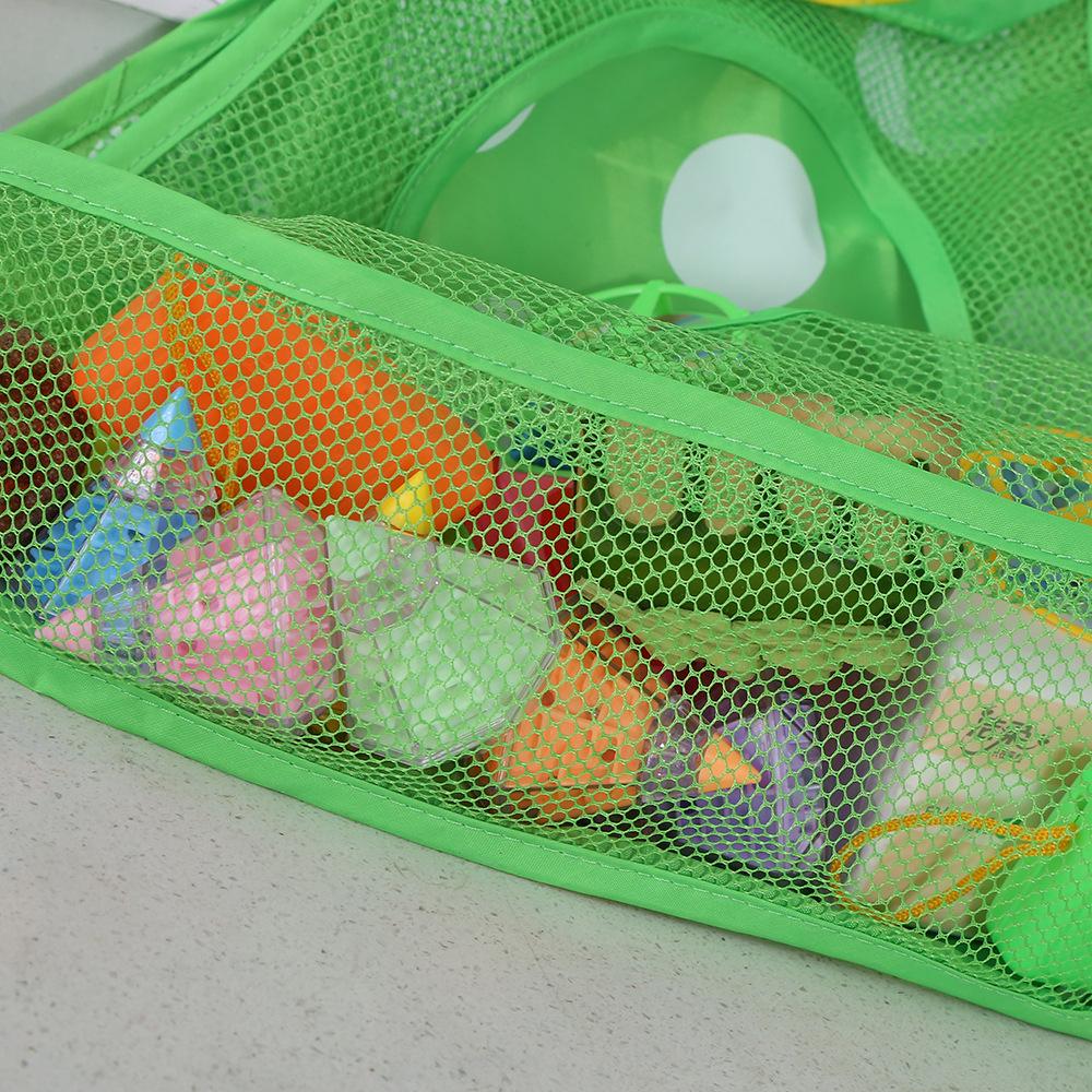 Animal Cartoon Suction Cup Storage Bag - Waterproof Mesh for Bath Toys & Bathroom Essentials