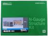 Greenmax N Gauge 2152 Apartment Building (Unpainted Kit)