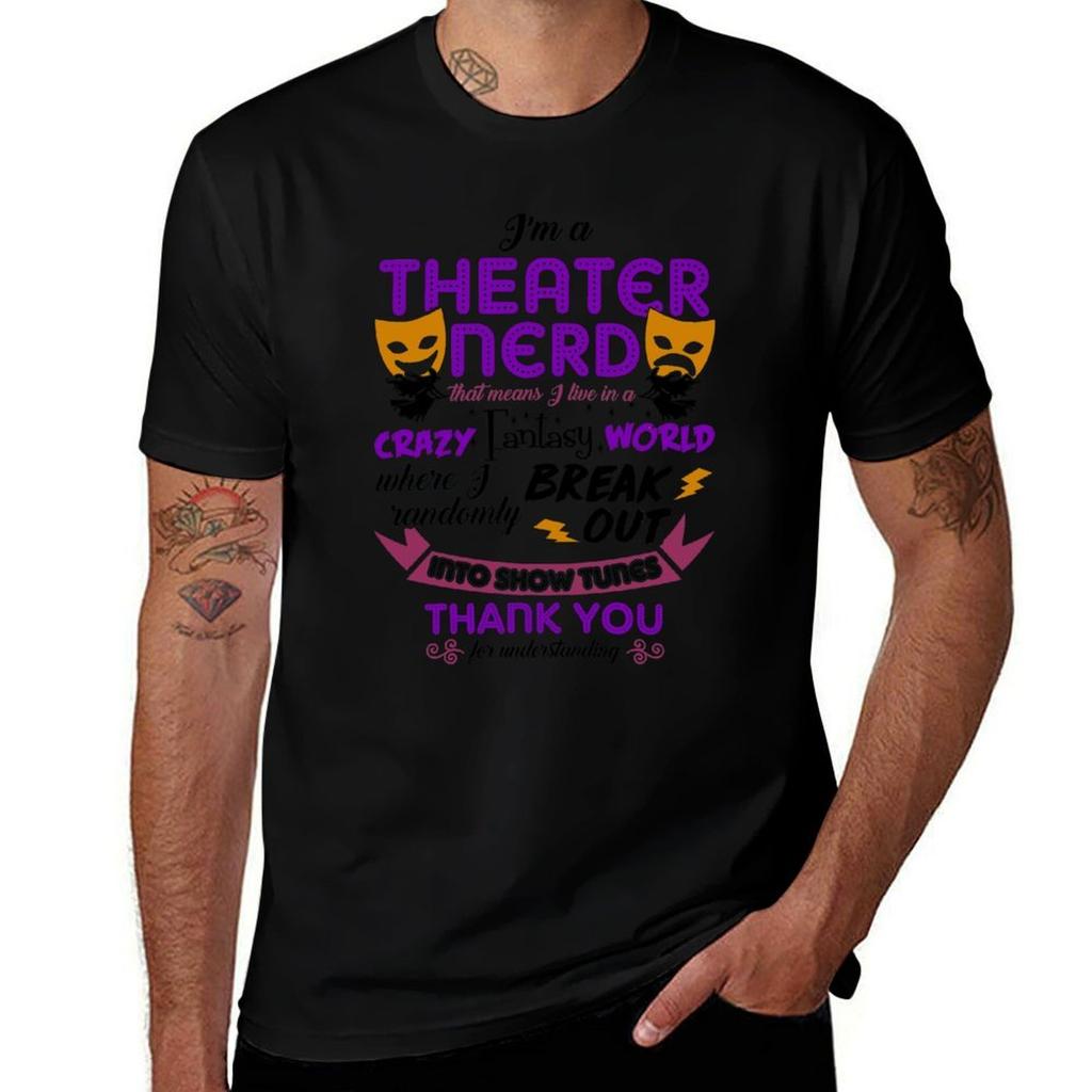 Theater Love Gift Tshirt Breathable Mesh Panel Tshirt