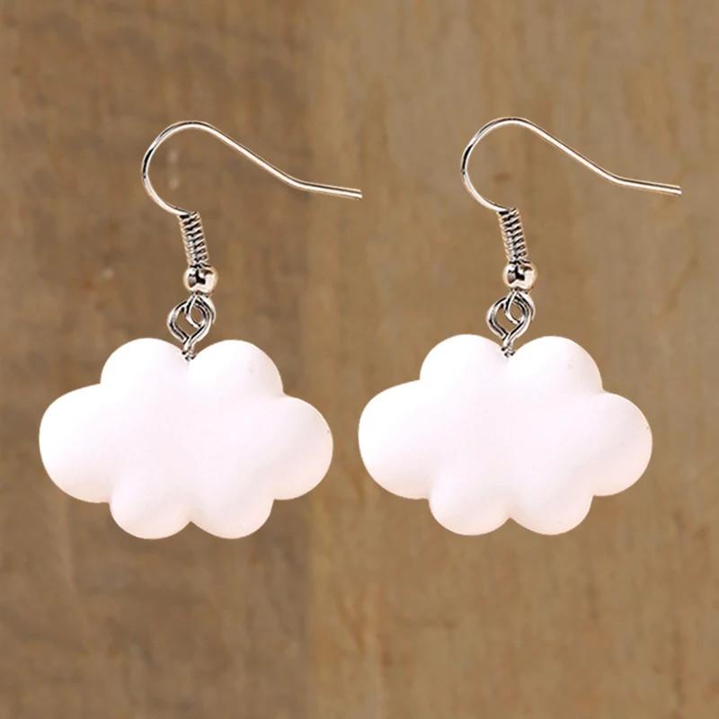 Симпатичные серьги-капли из смолы, комплект серег для женщин, серьги-крючки с цветами, бабочками и лягушками, аксессуары, ювелирные изделия